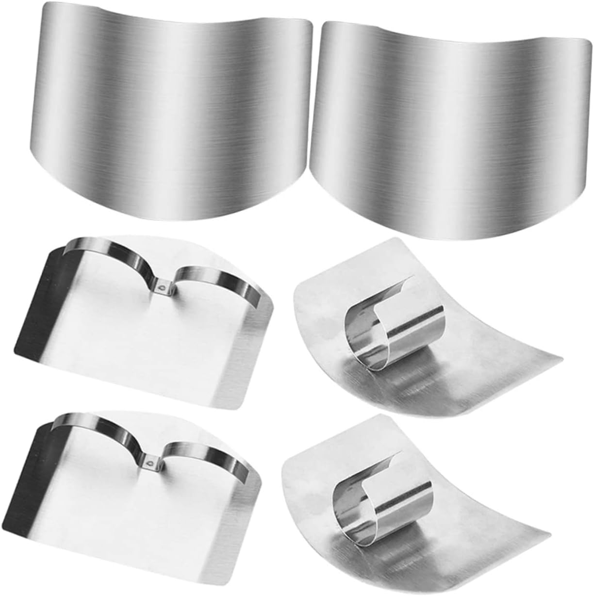 12 Pcs Stainless Steel Finger Guard Chopping Boards