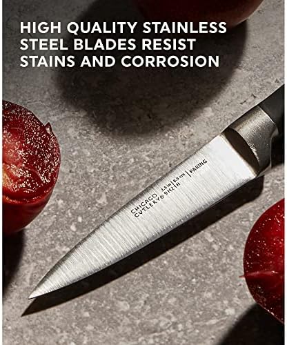 18-Piece Chef Knife Set with Built-In Sharpener