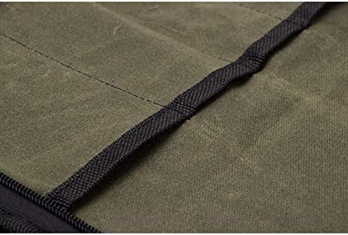 QEES Chef Knife Roll Bag with 4 Slots for Cooking entailments