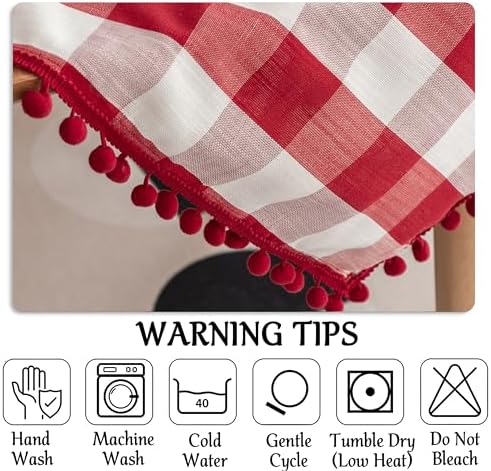 Jubilantex 60x108 Checkered Tablecloth