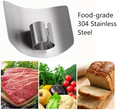 Stainless Steel 4-Piece Cutting Guards for Kitchen Dicing Slicing