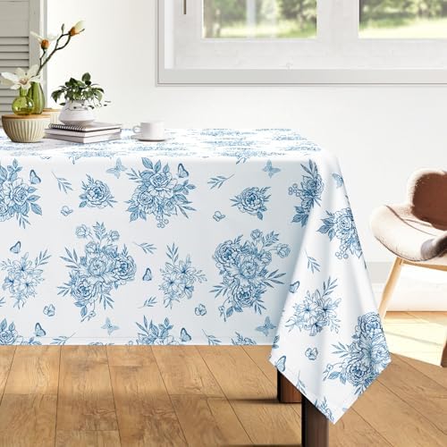 Stylish Rustic Floral Tablecloth for Home Kitchen Use
