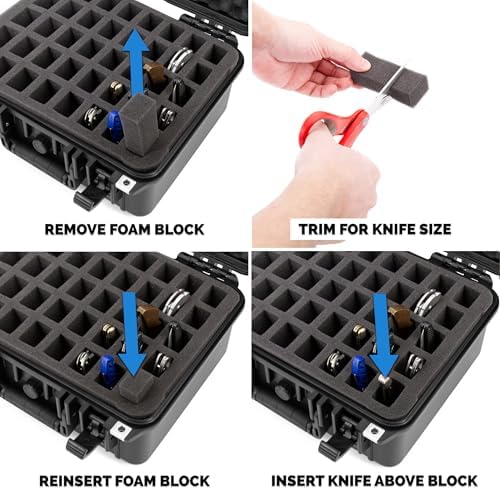 Secure Durable 13 Folding Knife Case