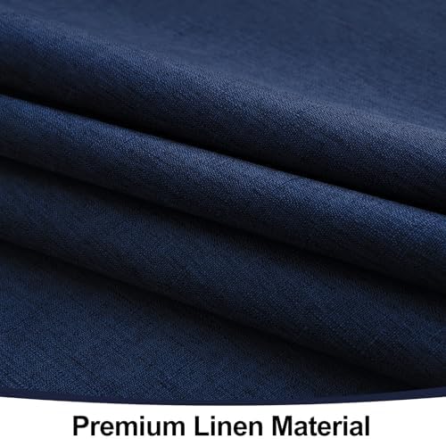 Smiry Water Repellent Tablecloth 52x70-inch Navy