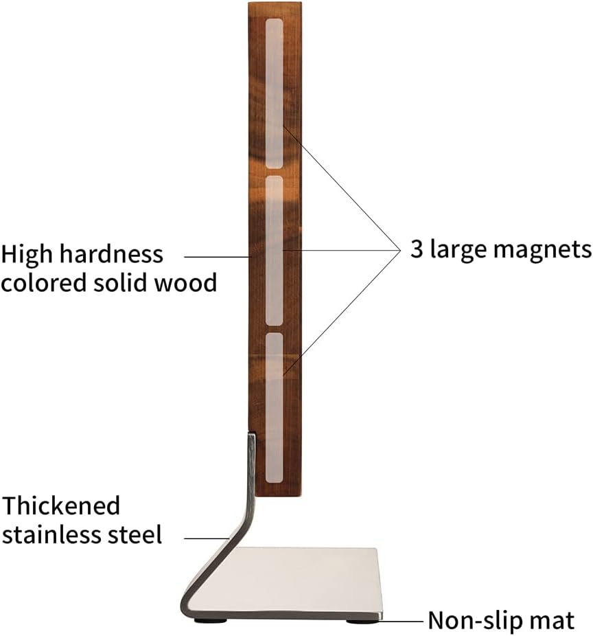Magnetic Knife Holder - Double-Sided Strong Magnet - Durable Kitchen Storage Solution