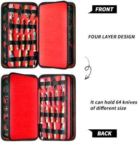 GWCASE 88-Slot Folding Knife Display Case