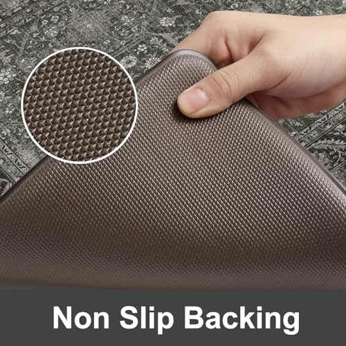 2-Piece Anti-Fatigue Kitchen Rugs Set