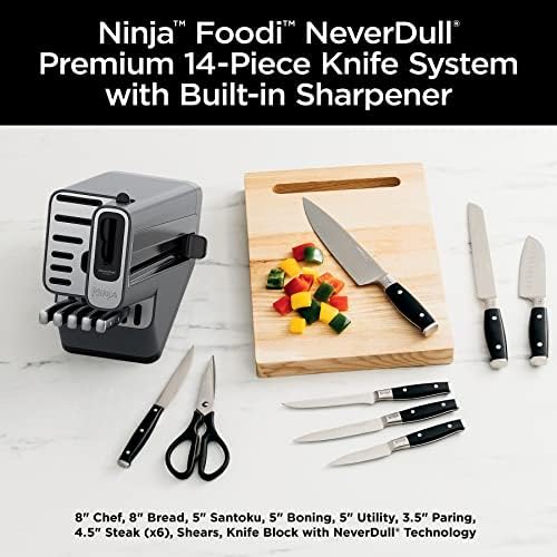 Ninja 14-Piece Knife Set with Black Block and NeverDull Sharpener