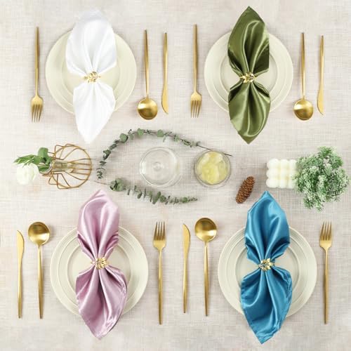Monkkino Gold Napkin Rings