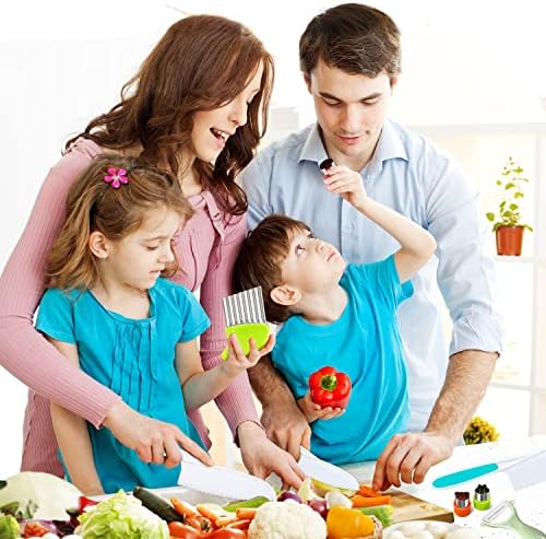 9-Piece Kids Kitchen Knife Set for Real Cooking