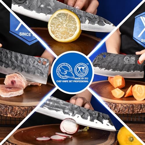 XYJ Professional Knife SetEnergy-Blade Design for All-Task Kitchen Performance