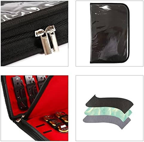 QEES Multi-Purpose Knife Storage Case - 40 Slot Organizer for Men