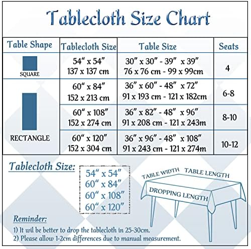 Jubilantex 60x108 Checkered Tablecloth