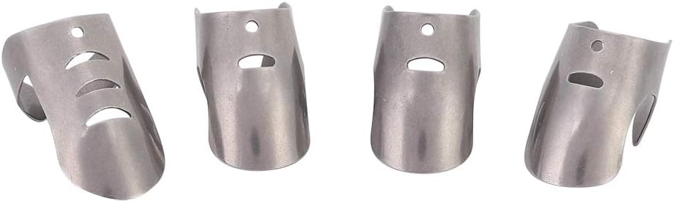 Noennull Stainless Steel Finger Guards Protect Hands While Cooking Eating