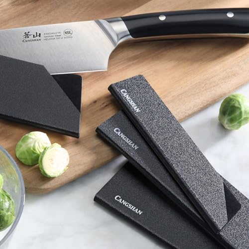 Secure Sharp 6-Piece Knife Edge Guard Set Black