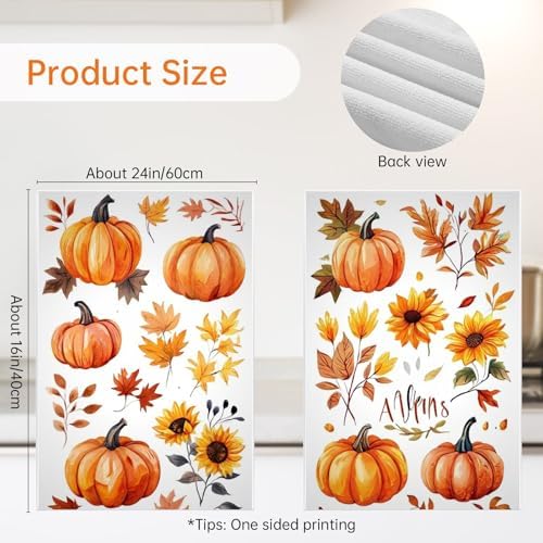 Oeught Fall Kitchen Towels