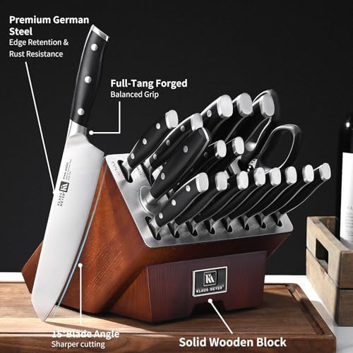 Stahl 19 Piece knife block set