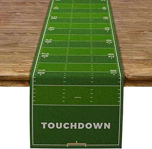 Pudodo Football Field Table Runner 13x108 inches