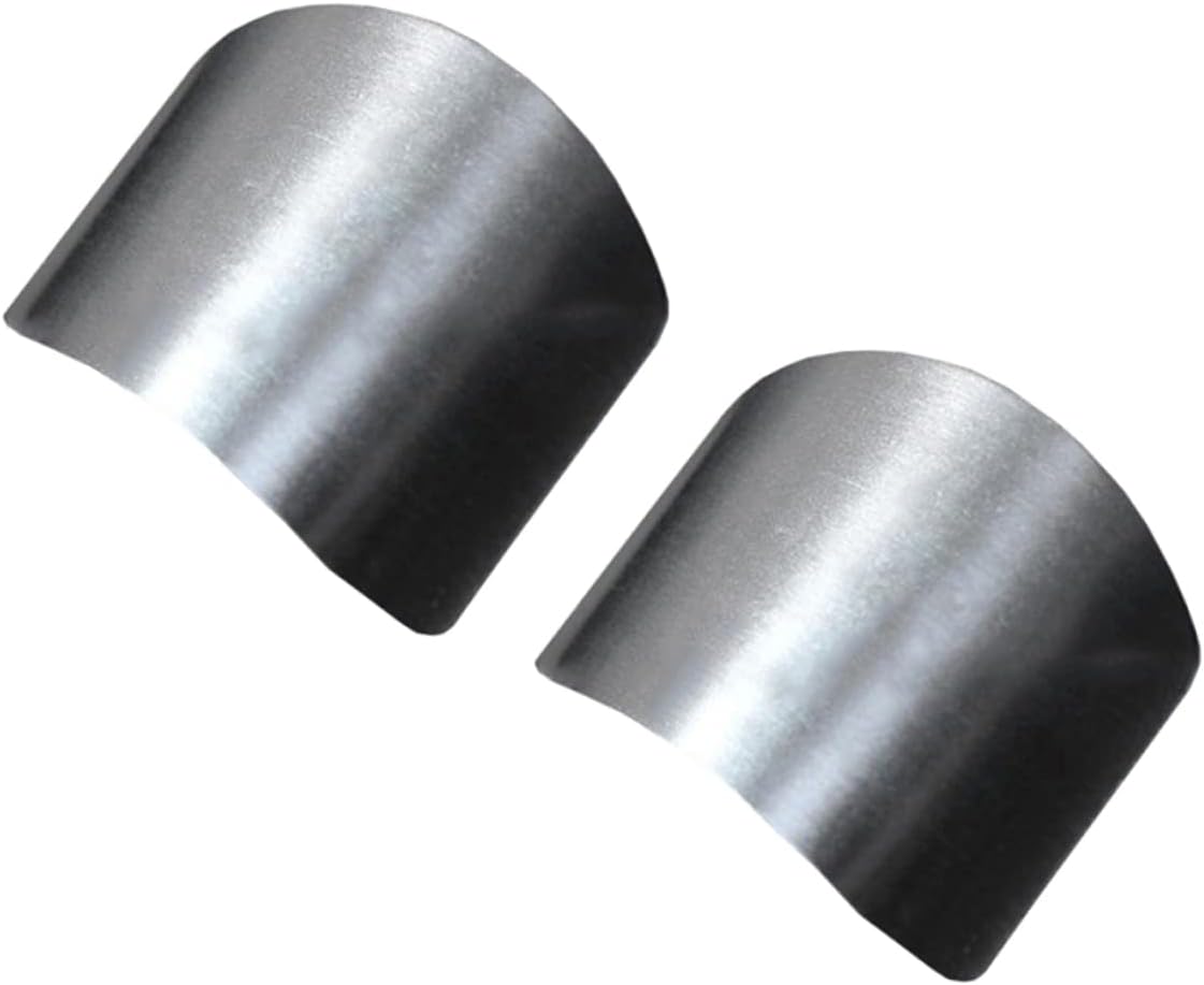 Stainless Steel Cutting Finger Protectors - 5 Piece Set