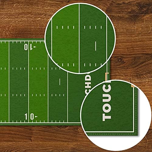 Pudodo Football Field Table Runner 13x108 inches