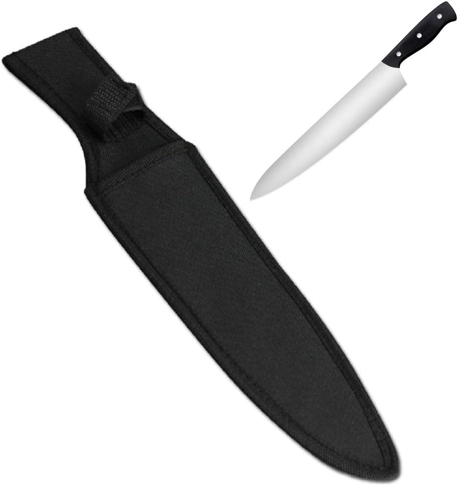Morodo 1112 Chef Knife Scabbard Sheath Black Nylon