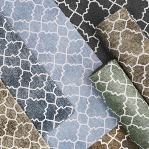 FRESHMINT Kitchen Mat Set of 2 Anti-Fatigue Mat 17x30 17x47 Stone Gray