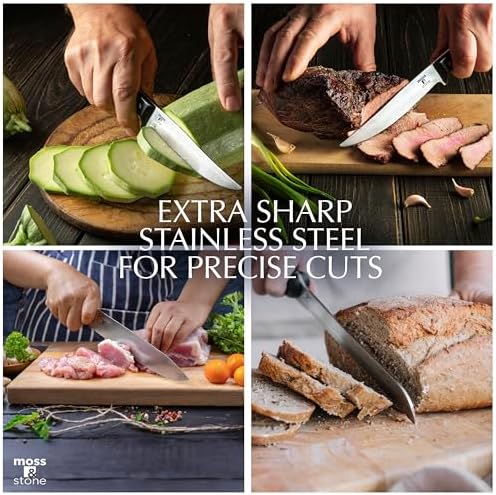 Sturdy 14-Piece knives set with premium stainless steel blades