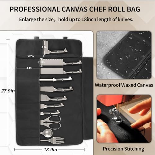 Ultimate Professional Chef Knife Roll Bag