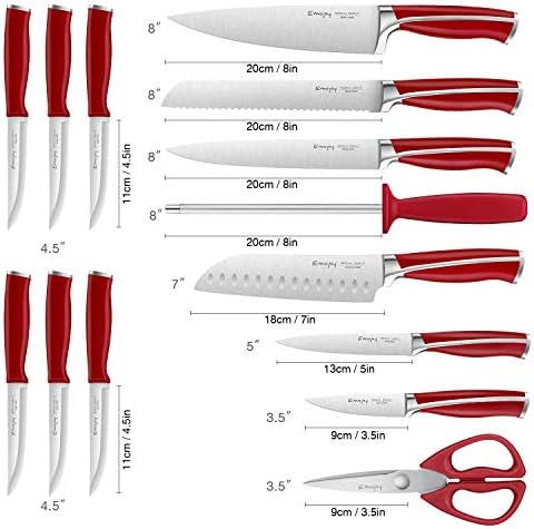 15-Piece Kitchen Knife Set with Premium stainless steel and Sharp Knives