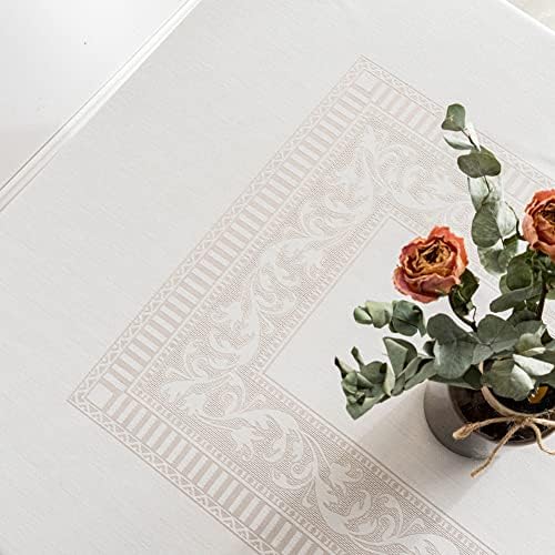 Hi-End Taupe Tablecloth for Lifestyle - 60x102 Inch waterproof Durable