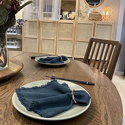 Bamboo Napkin Rings Set 12