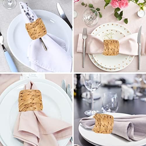 BARIEN Eco-Friendly Napkin Rings Set of 20