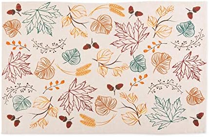 Durable Autumn Leaves Kitchen Towels Set 18x28