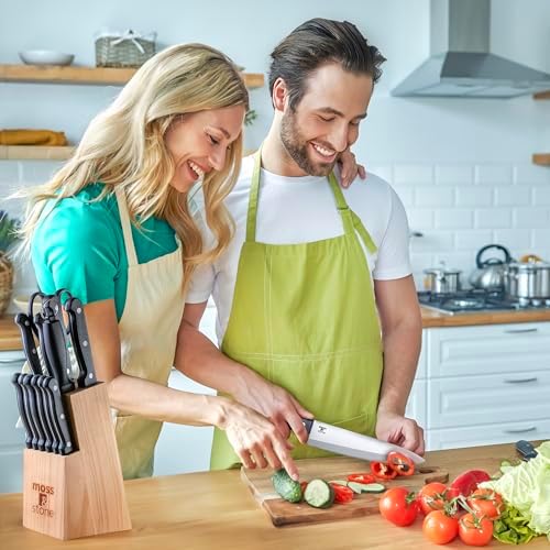 Sturdy 14-Piece knives set with premium stainless steel blades