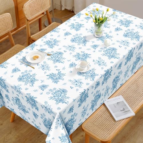 Stylish Rustic Floral Tablecloth for Home Kitchen Use