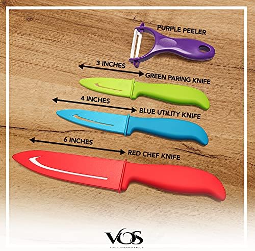 Vos Ceramic Knife Set 4-Piece Set