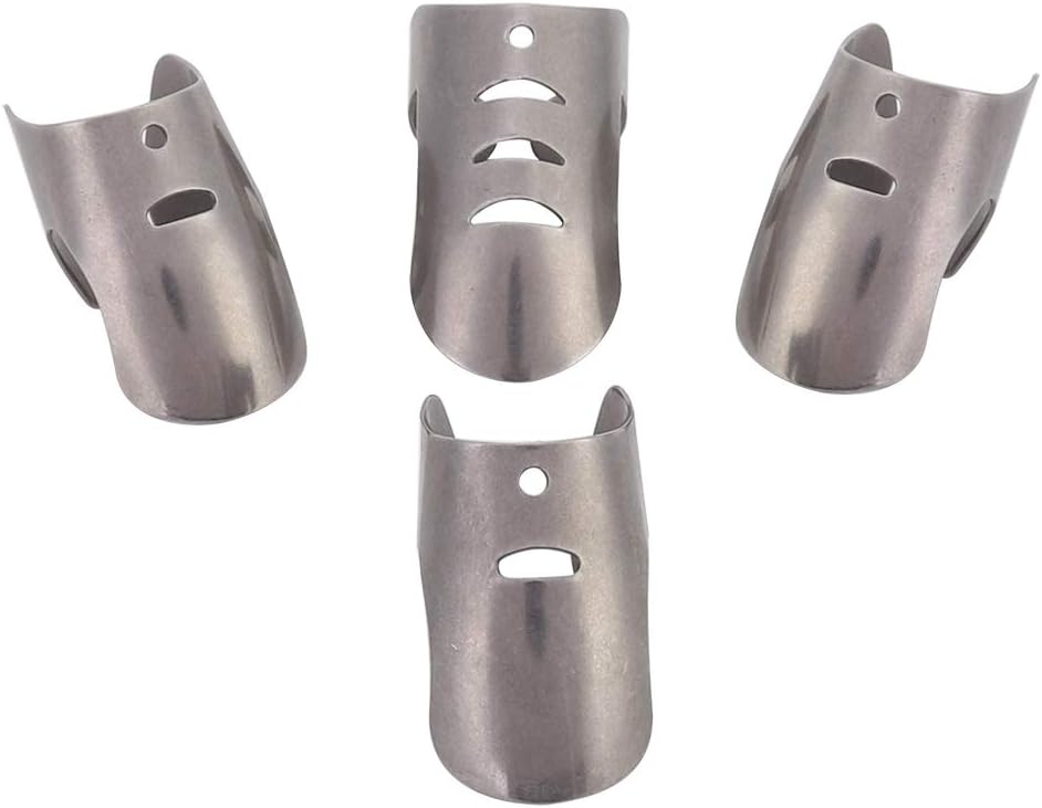 Noennull Stainless Steel Finger Guards Protect Hands While Cooking Eating