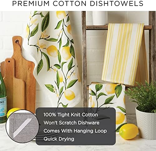Durable Autumn Leaves Kitchen Towels Set 18x28