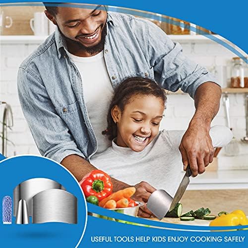 Protect Your Hands with Easy-to-Use stainless steel finger guard set