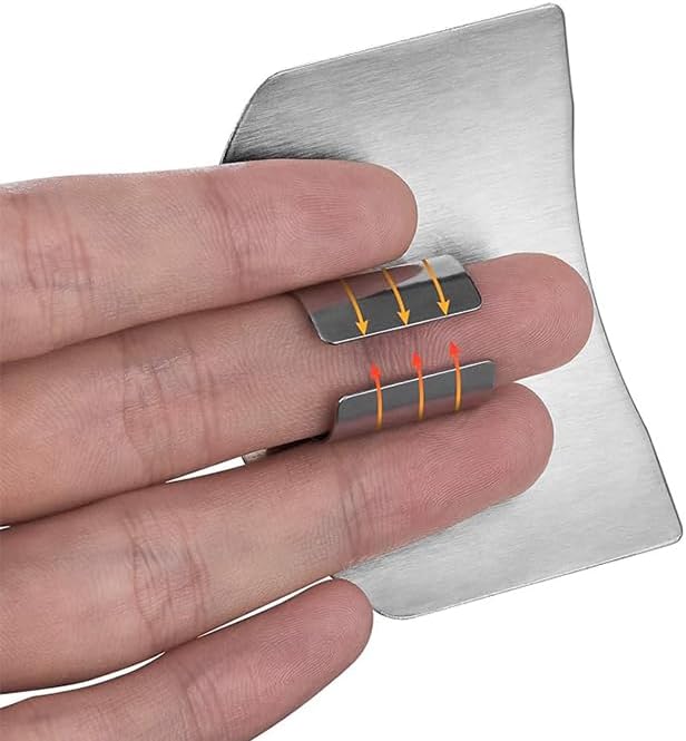 Akkya stainless steel finger guards for cutting knives