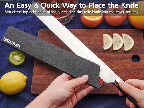 WELLSTAR 2-Piece Knife Edge Guards Set Durable Kitchen Tool Protection