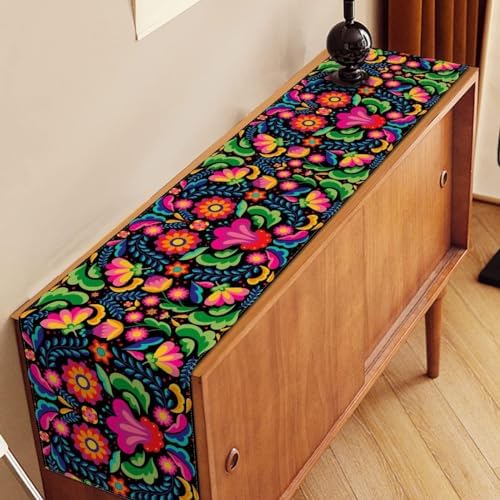 Nepnuser Mexican Table Runner for Cinco De Mayo