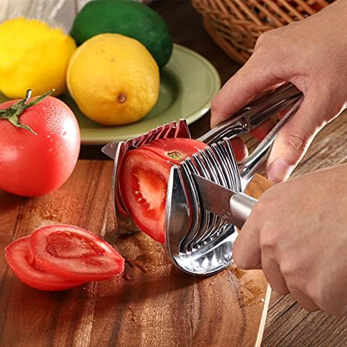 High-Quality 304 Stainless Steel Tomato Lemon Slicer Holder