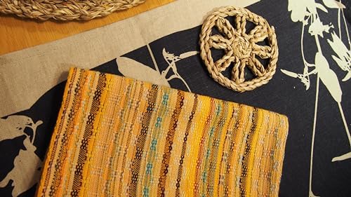 Citizens of the Beach 8-Piece Yellow Orange Turkish Cotton Dishcloth Set