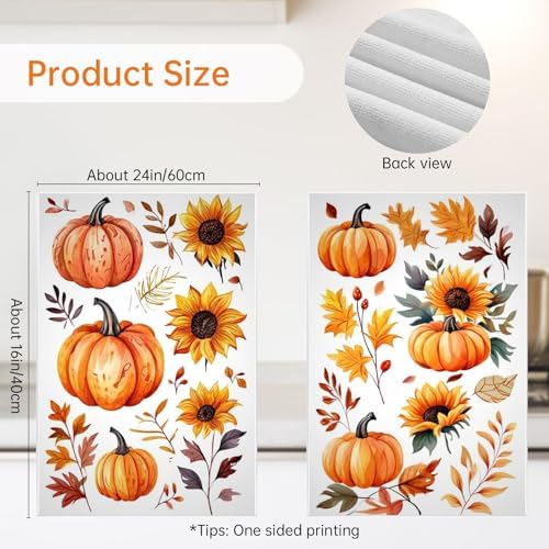 Oeught Fall Kitchen Towels