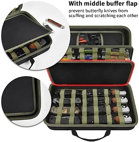 Compact Tactical Knife Storage Case for 48 Pocket Knives
