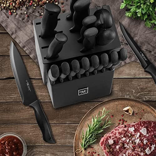 HUNTERDUAL 19 Pcs Kitchen Knife Set for Home Use