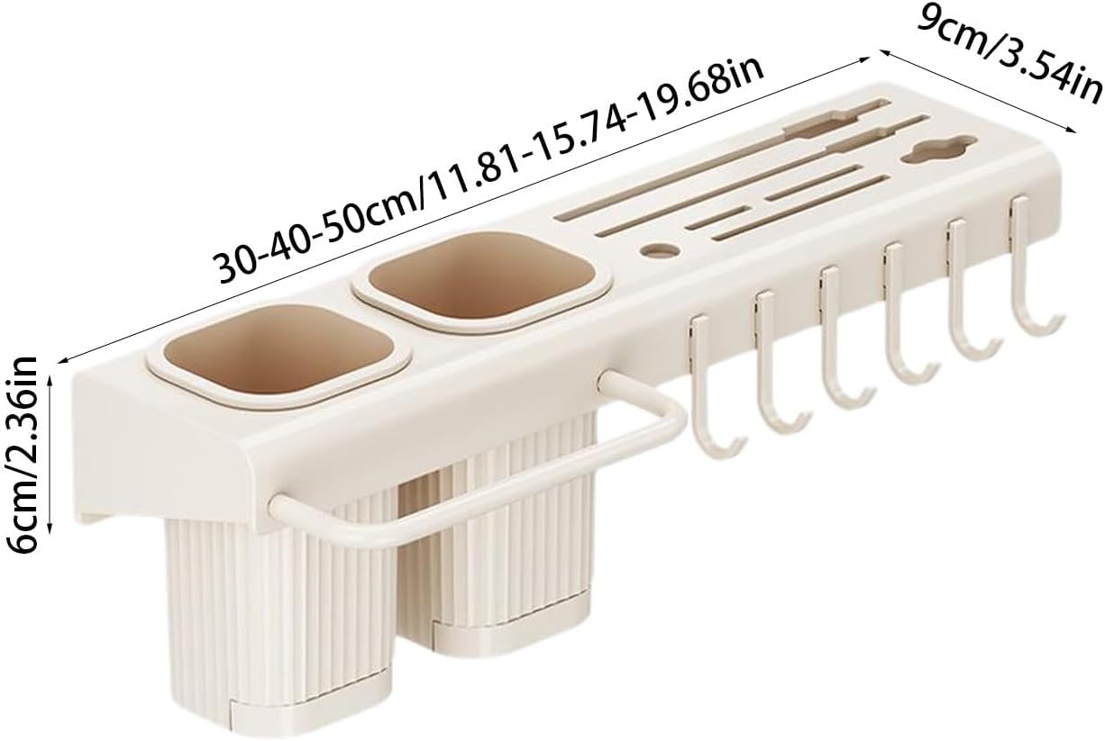 Versatile Plastic Knife Rack for Kitchen Organization