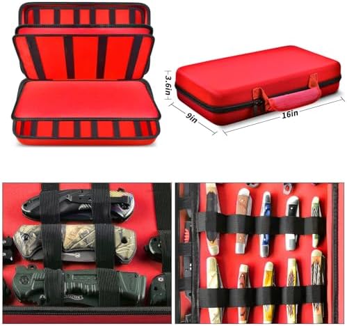GWCASE 88-Slot Folding Knife Display Case