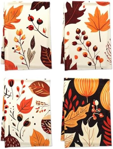 Rustic Fall Kitchen Towels Set
